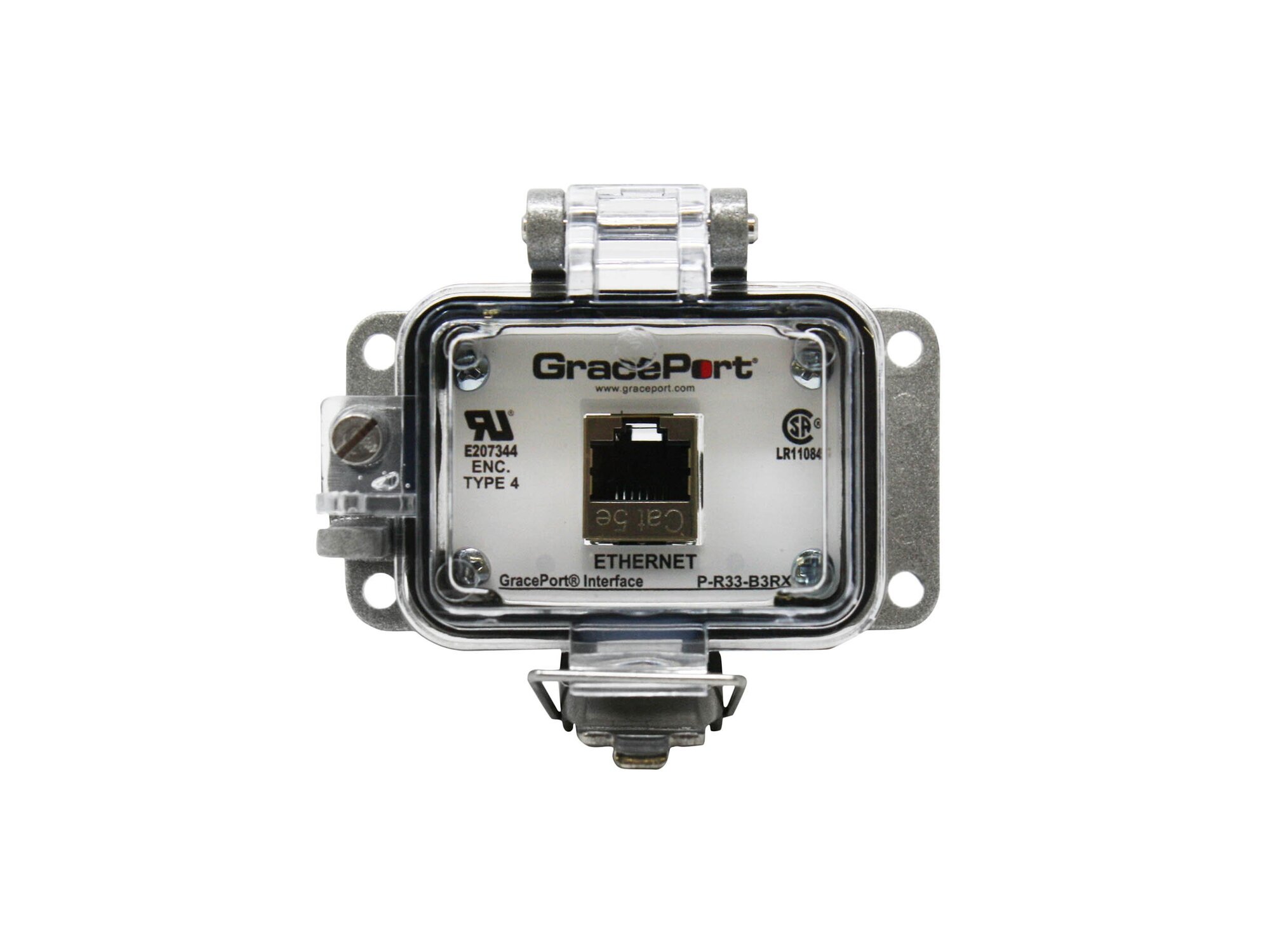 P-R33-B3RX Bulkhead Connector, Aluminum Housing