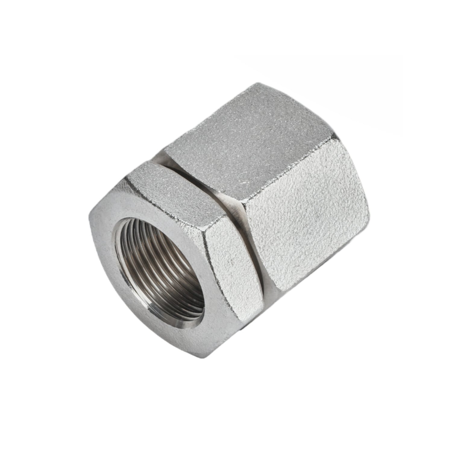 S612003U00 3-Piece Machine Tapered Female Thread Conduit Coupling, 1-1/4 in, For Use With Rigid Conduits, 316 Stainless Steel