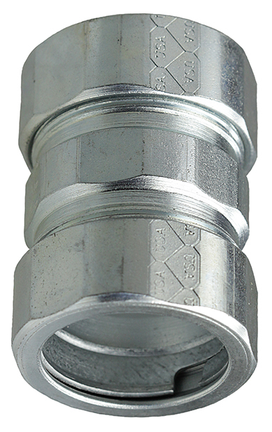 NTC75 Conduit Coupling, 3/4 in, For Use With Rigid Conduit to Enclosure, Steel, Zinc Plated