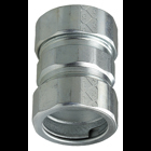 No Thread Coupling, 3/4 in. Size, Steel material, Zinc Plated Finish