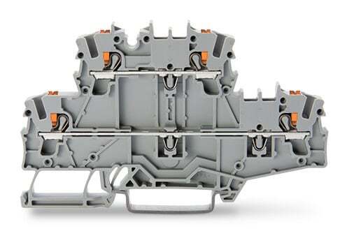 2202-2701 2202 Double-Deck Terminal Block, 2.03 in L x 0.20 in W x 3.64 in H, Polyamide