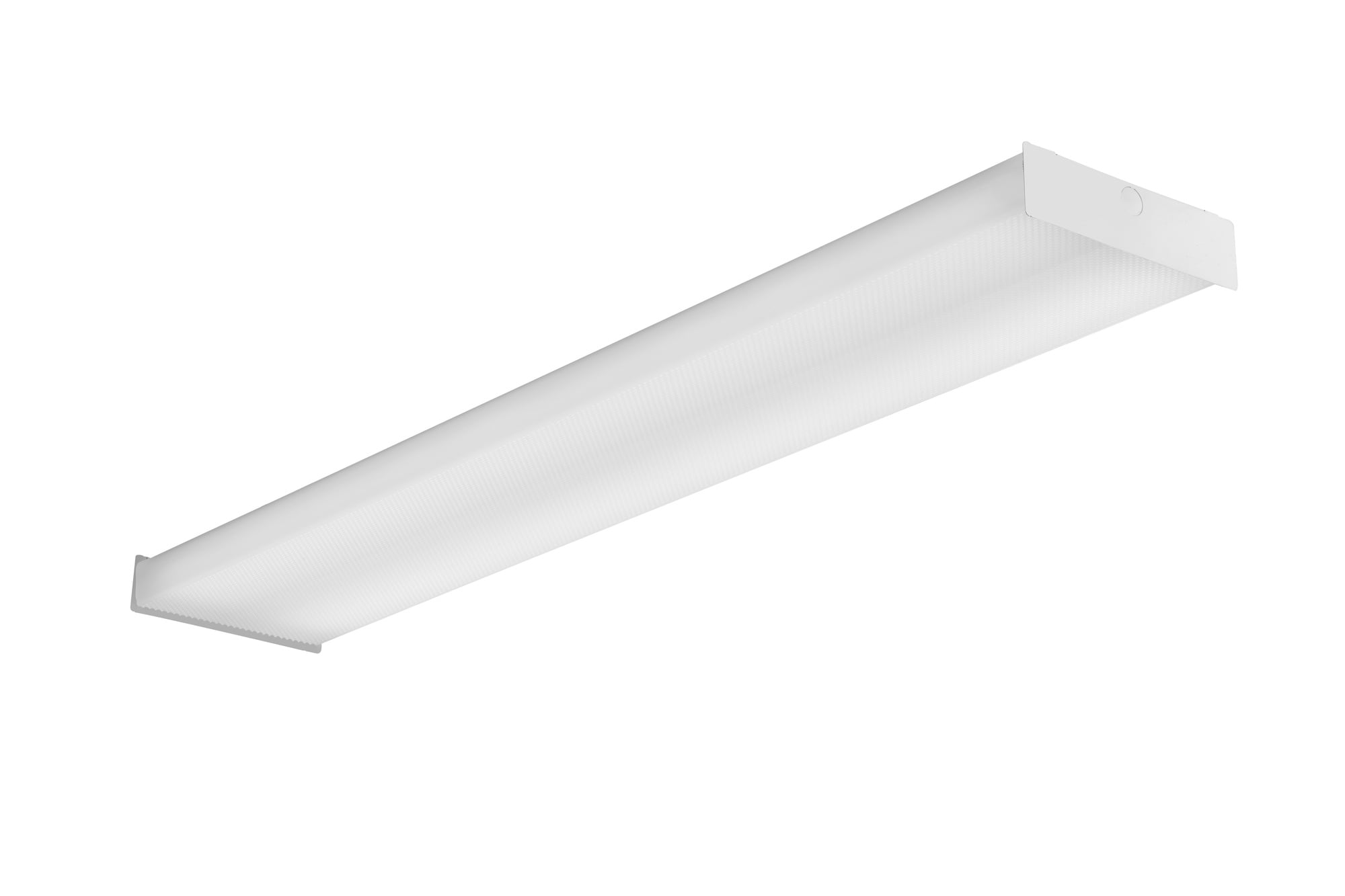 LBL4 LP840 LBL4 Curved Basket Low Profile Wraparound, 50 W Fixture, 120/277 V AC, High Gloss Baked White Polyester Housing
