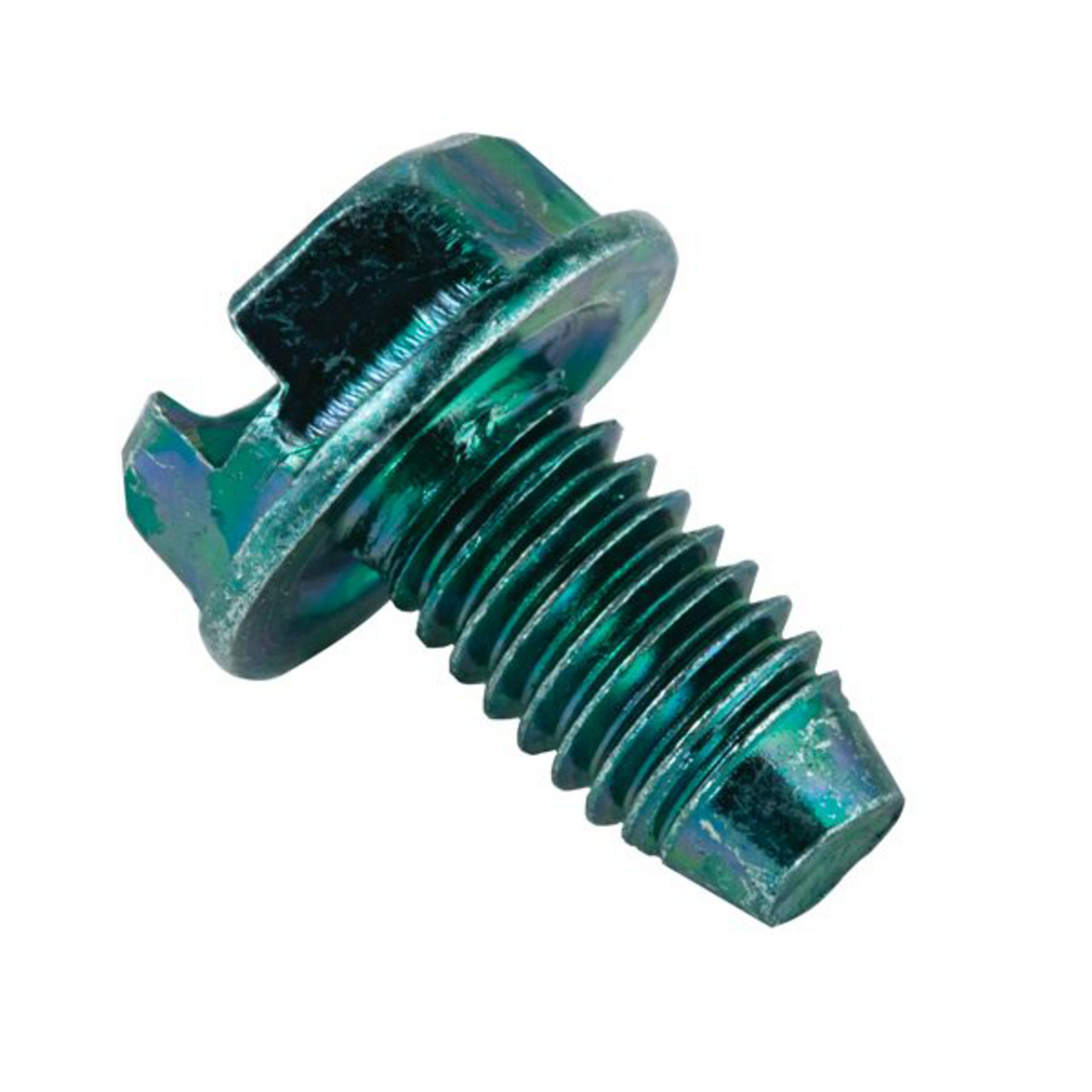 973 Grounding Screw, 3/8 in Screw, 0.8 in OAL, Steel