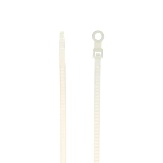 L-7-50MH-9-C Catamount Integrated Mounting Hole Cable Tie, 7 in L x 0.18 in W x 0.053 in THK, Nylon/Polyamide 6.6