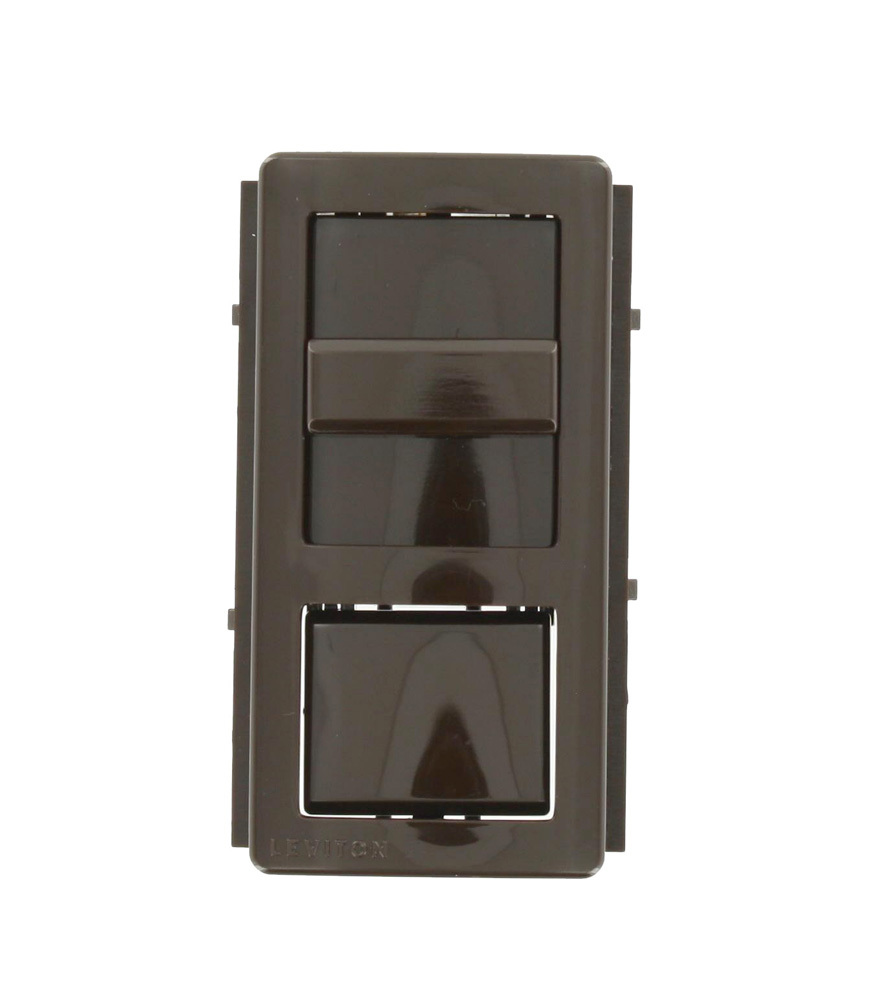 IPKIT-LNB IllumaTech Color Conversion Kit With Slider, Non-Lighted Push Button, For Use With IllumaTech Preset Slide Control Dimmer, Brown