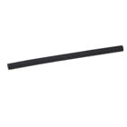 Thin-Wall Heat Shrinkable Tubing, Black Cross-Linked Polyolefin, 2 Inch, Shrink Ratio 2:1, Length 25-Foot Reel, Operating Temperature -55 to 135 Degrees Celsius, Non-Lined