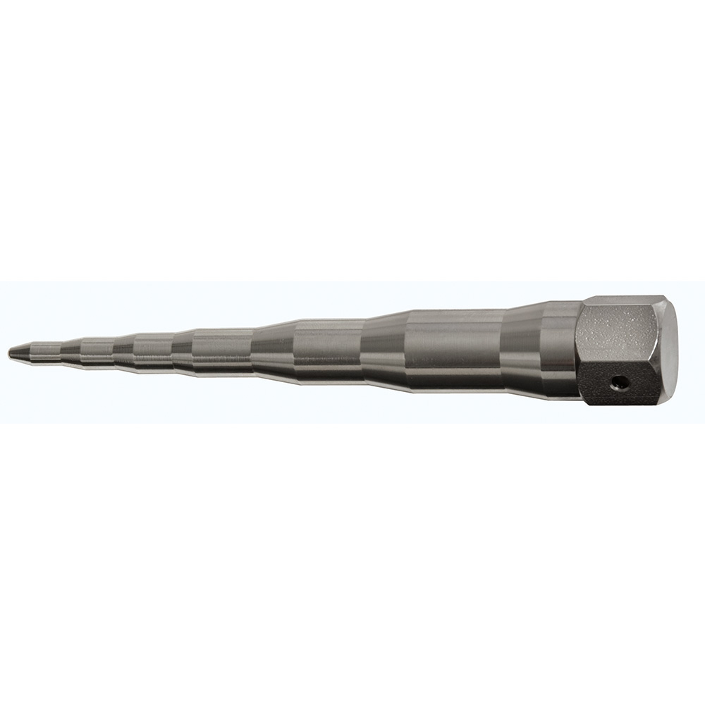 66400 6-in-1 Swaging Punch, 3/16 to 5/8 in, 5.813 in OAL, Alloy Steel Tip