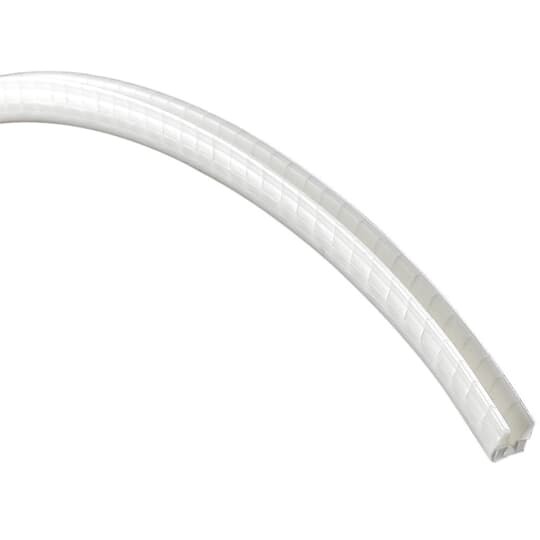GRPE-125-9-C Catamount Extruded Grommeting, 1/8 in THK Panel, 100 ft L, Polyethylene, Natural