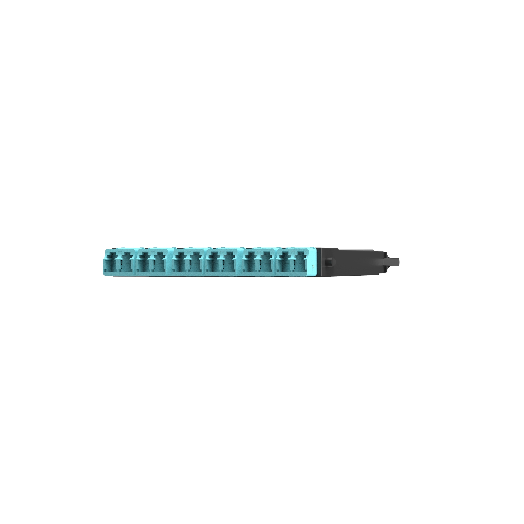 FHSZO-12-10P HD Flex 6-Port Duplex Optimized Fiber Splice Cassette, LC End A, 12 OM4 50/125 um Multi-Mode Fiber