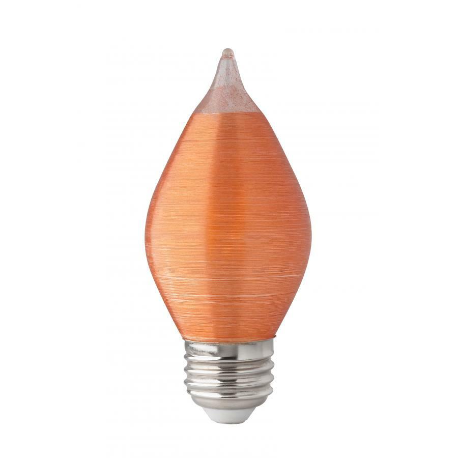 S23412 Dimmable LED Candle Light Bulb, 4 W, 40 W Incandescent Equivalent, E26 Lamp, C15 Shape, 240 Lumens