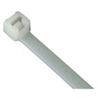 Intermediate Cable Tie, Natural Polyamide (Nylon 6.6) for Temperatures up to 85 Degrees Celsius (185 F) for Indoor Applications, Length of 147mm (5.8 Inches), Width of 3.6mm (0.14 Inches), Thickness of 1.27mm (0.05 Inches), Tensile Strength Rating of 134 Newtons (30 Pounds), Bulk Pack