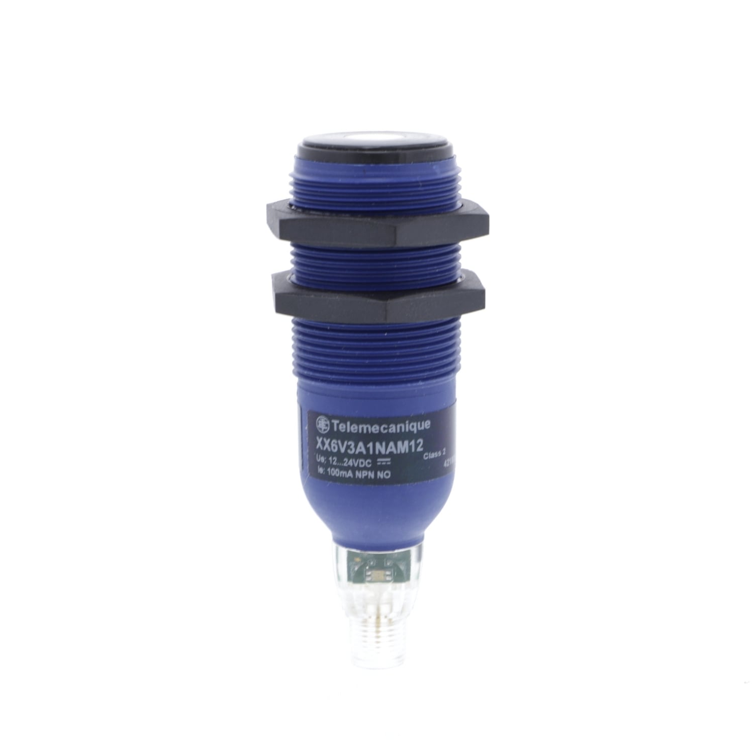 XX6V3A1PAM12 OsiSense Proximity Sensor, Ultrasonic, PNP Output, 1NO Contact, 10 to 28/12 to 24 V DC