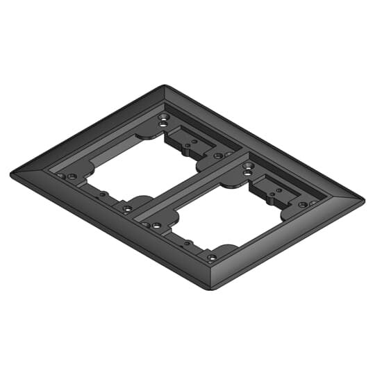 P64P-2G-CP-BLK Steel City Non-Metallic Carpet Plate, 7-5/8 in L x 6-1/8 in W, Polycarbonate