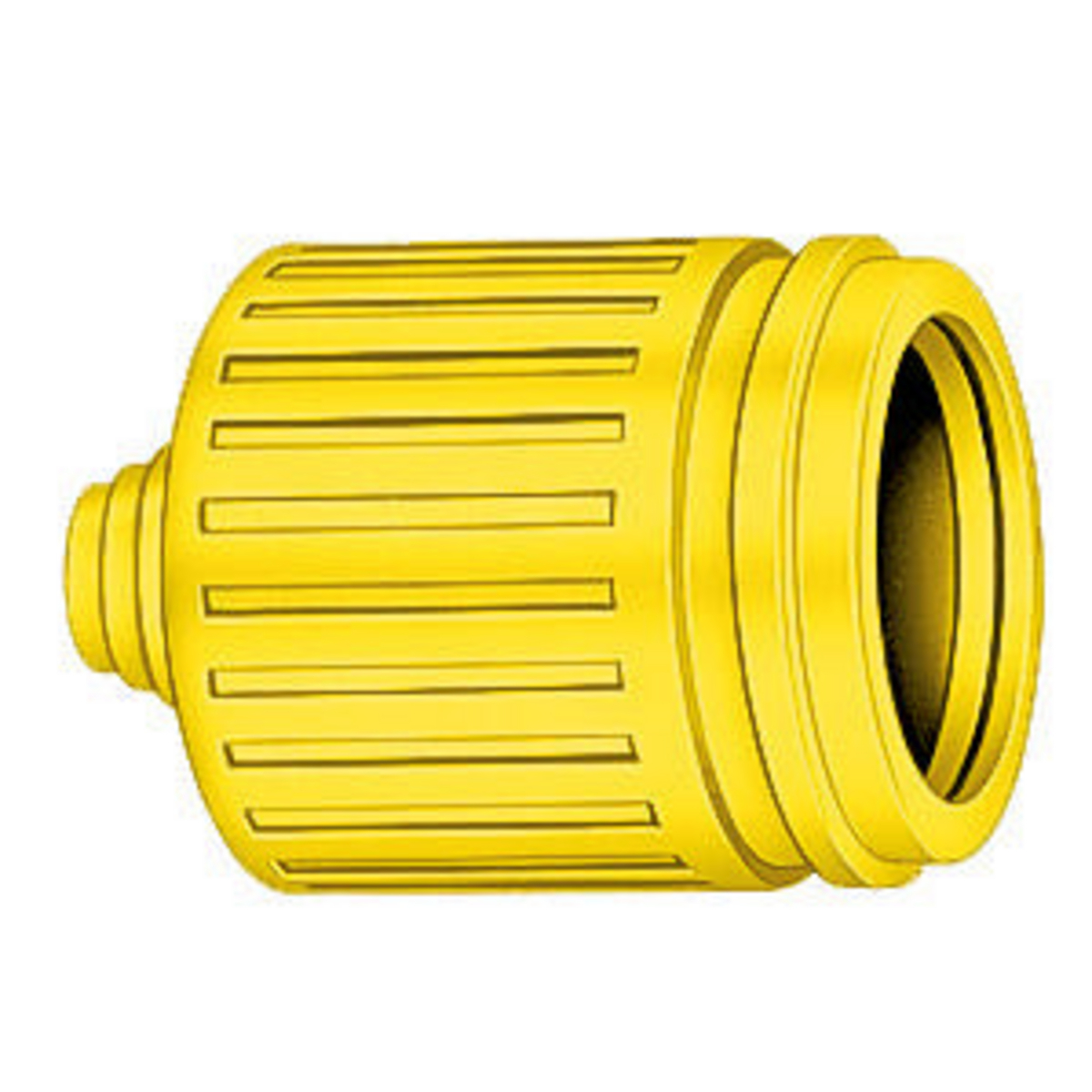 HBL60CM17 Short Standard Molded Weatherproof Boot, For Use With 15/20 A Straight Blade, 15 A Twist-Lock Locking Plugs and Connector Bodies, Device Mount, Elastomer, Yellow