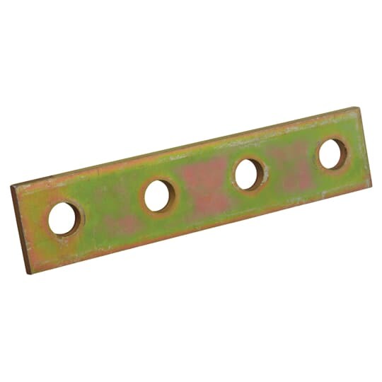 X207 Superstrut Splice Flat Plate Fitting, 4 Holes, 7-1/4 in L x 1-5/8 in W x 1/4 in THK, Steel
