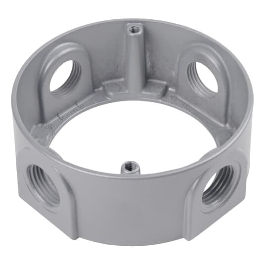 SE-48 Red Dot Dry-Tite 4-Outlet Extension Ring, 1-5/8 in D, Die Cast Aluminum