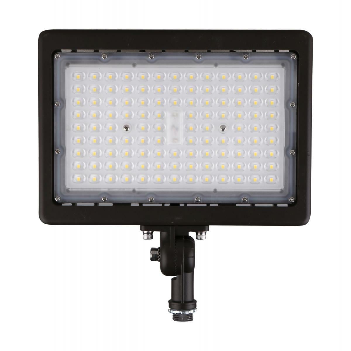 65-617 Nuvo LED Flood Light, LED Lamp, 90 W Fixture, 120 to 277 V AC, Bronze Housing