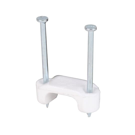 17-224 Steel City Hardware Rough-In Cable Staple, 14 to 12 AWG Cable, Plastic