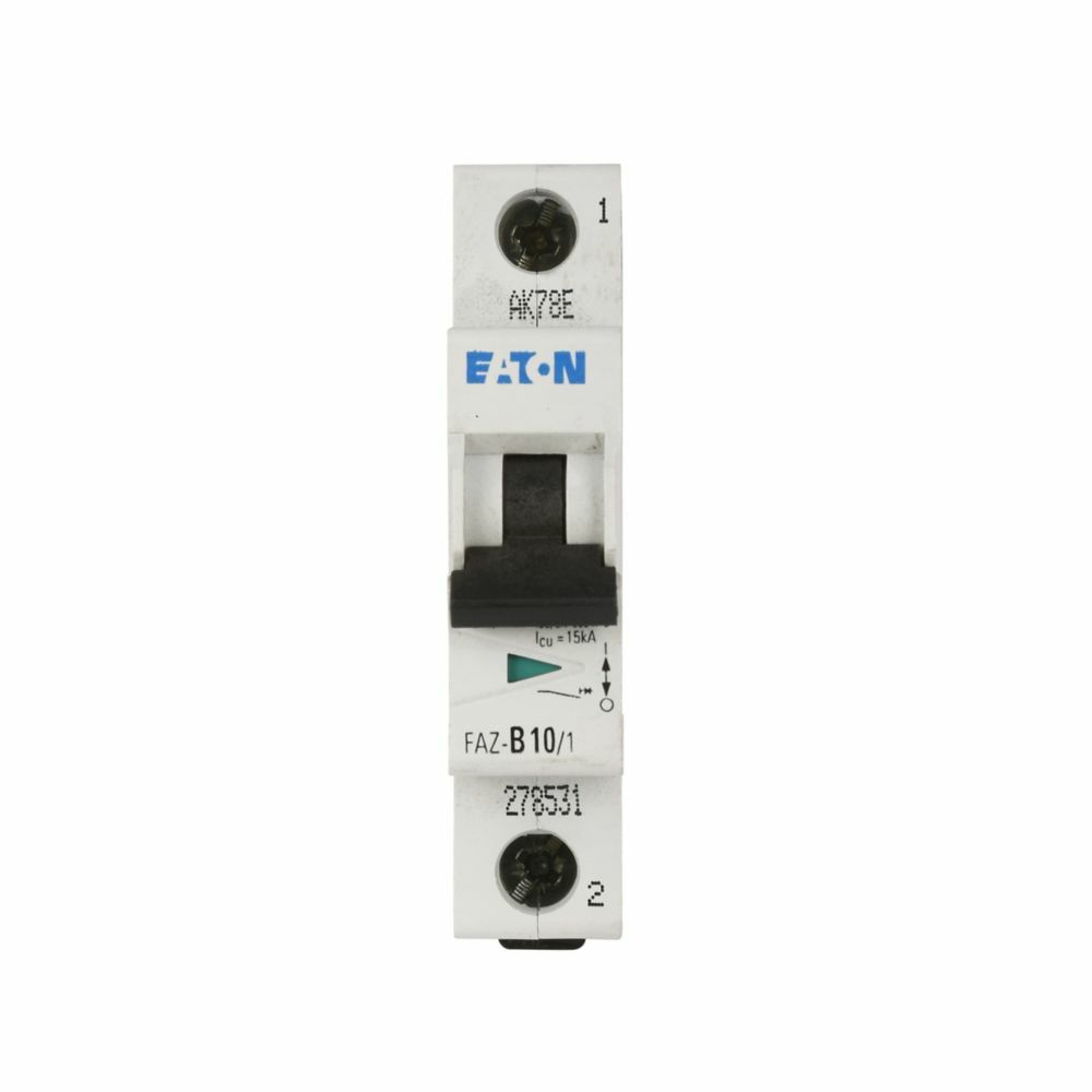 FAZ-C7/1-NA-L FAZ-NA Miniature Circuit Breaker, 240 V AC, 7 A, 10, 15 kA Interrupt, 1 Poles, Thermal Magnetic Trip