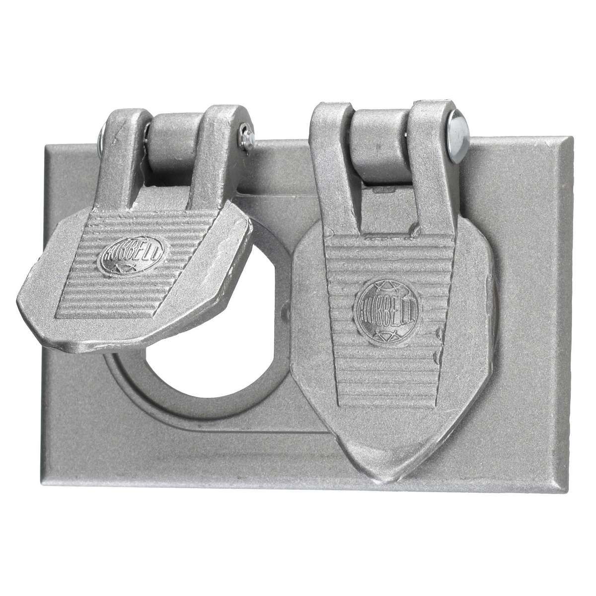 HBL5205WO 1-Device Standard Weatherproof Cover, 4.58 in L x 2.9 in W x 0.81 in D, Cast Aluminum