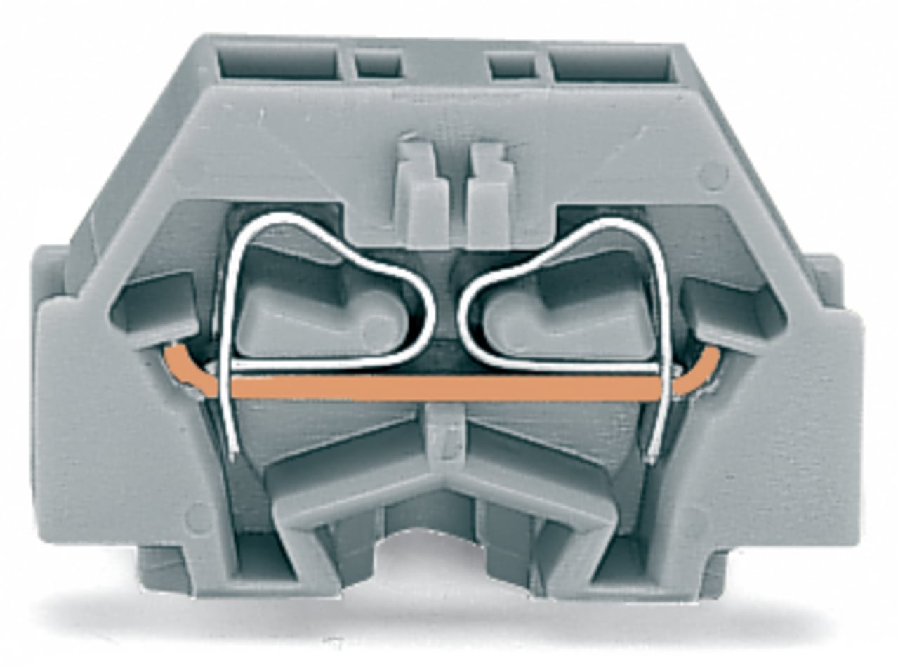 260-303 Operating Tool Conductor Terminal Block, 400 V, 18 A, 28 to 16 AWG Wire, 1 Poles, Surface Mount
