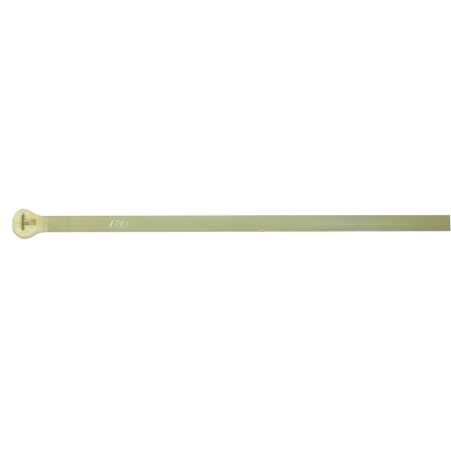 TYH242M Ty-Rap Heat Stabilized Cable Tie, 8.19 in L x 0.14 in W x 0.04 in THK, Nylon/Polyamide 6.6, Green Tint