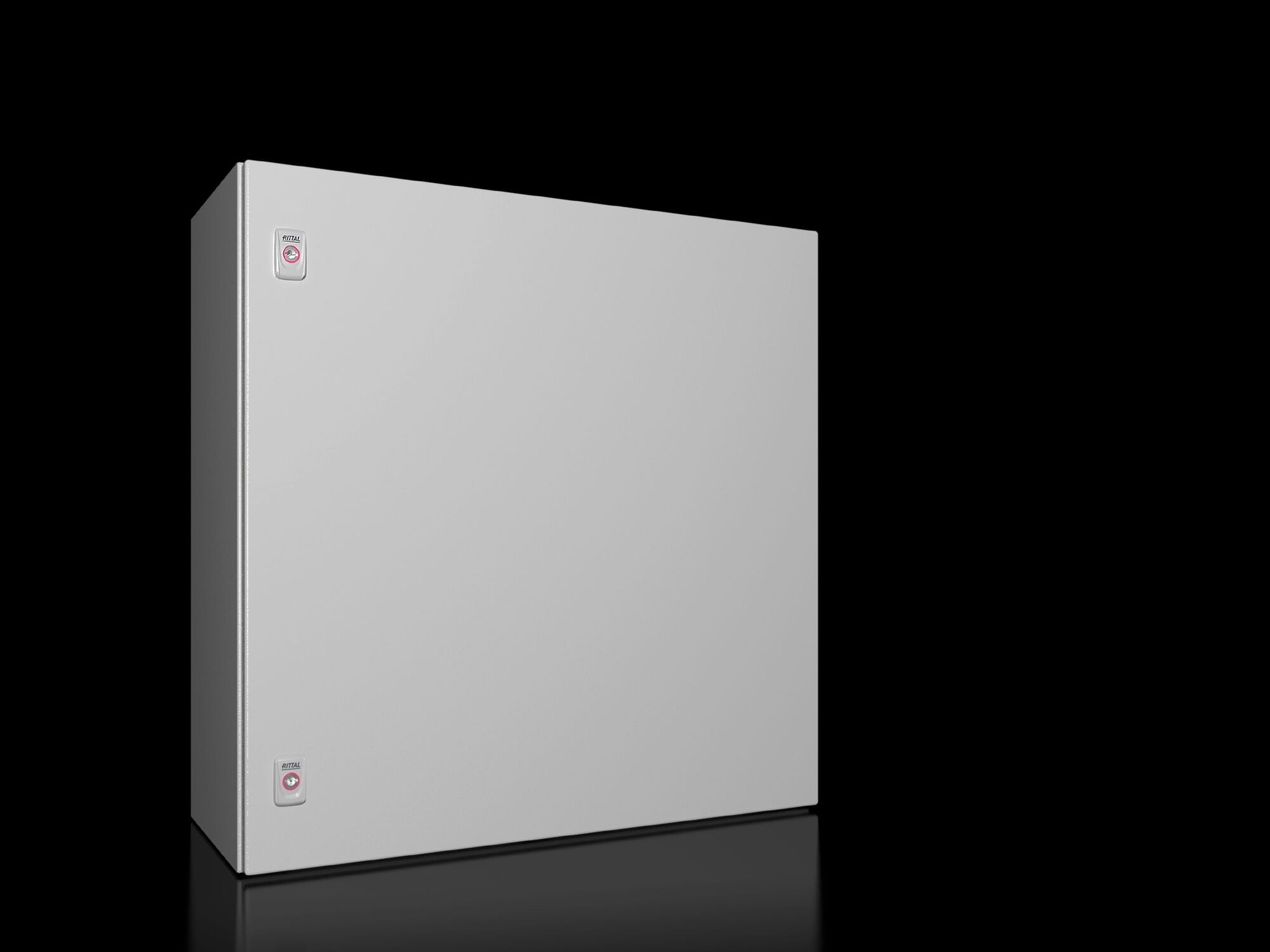 1073000 AX Series Compact Enclosure With (2) Gland Plate, 760 mm W x 300 mm D x 760 mm H, NEMA 4, Carbon Steel