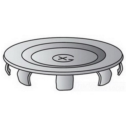 KO-200S Knockout Plug, 2 in, Steel, Zinc Plated