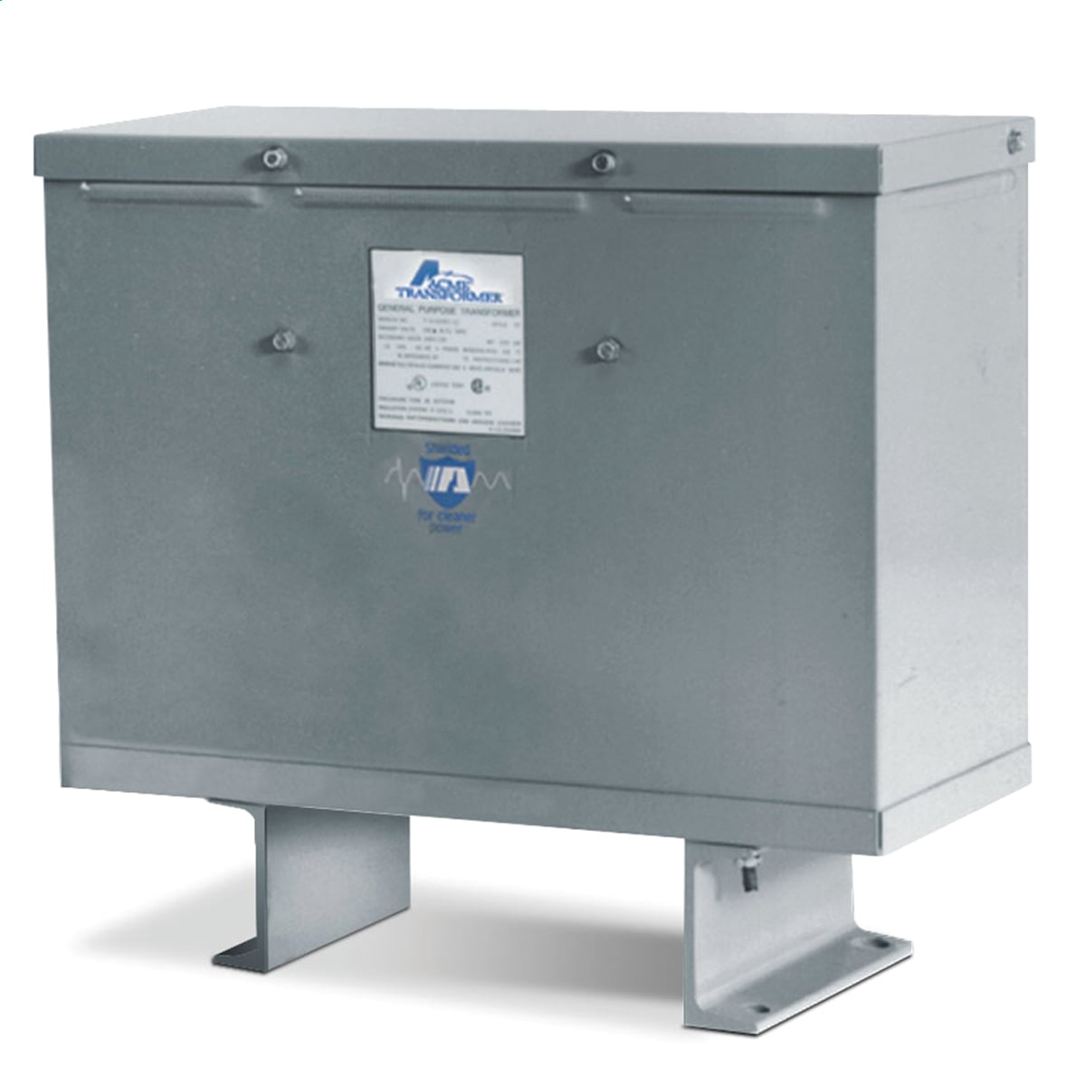 DTGB0112S Encapsulated Drive Isolation Transformer, 460 V AC Delta Primary, 460Y/266 VAC Secondary, 11 kVA Power Rating, 60 Hz, 3 Phase