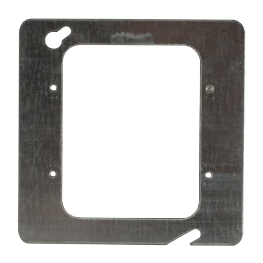 604-F Steel City Square Box Ring, 4-11/16 in L x 4-11/16 in W, Steel