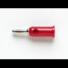 BANANA PLUG TEST ADAPTER WITH #22 SOCKET, RED