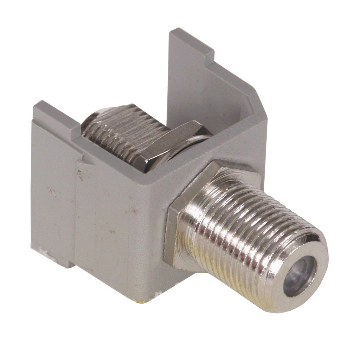 SFFGX Pass-Through Keystone Standard F-Connector, Female x Female Connector, Coaxial Cable