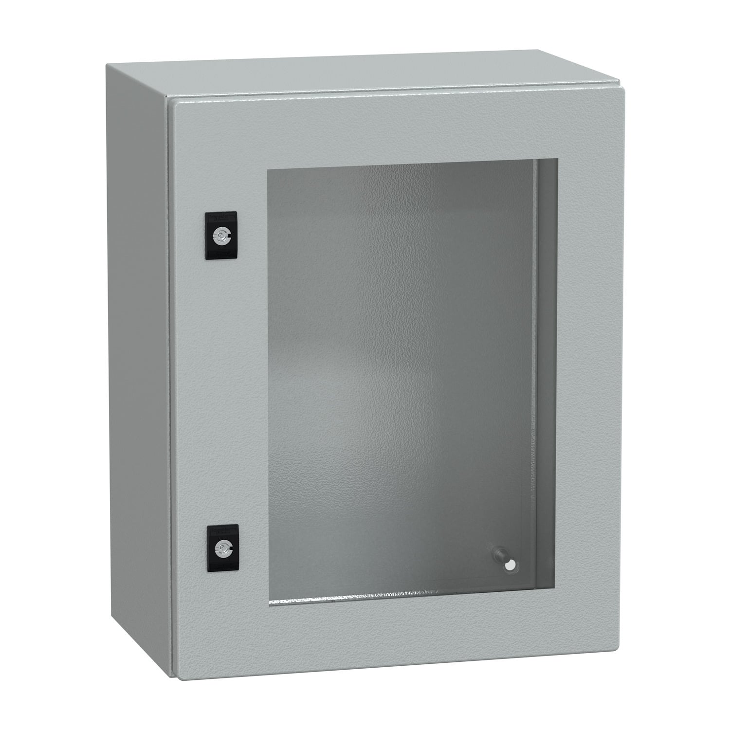 NSYCRN54250T Spacial CRN 1-Door Compact Multi-Purpose Wall Mount Enclosure, 400 mm W x 250 mm D x 500 mm H, NEMA 4 NEMA Rating, Securit Glass/Steel