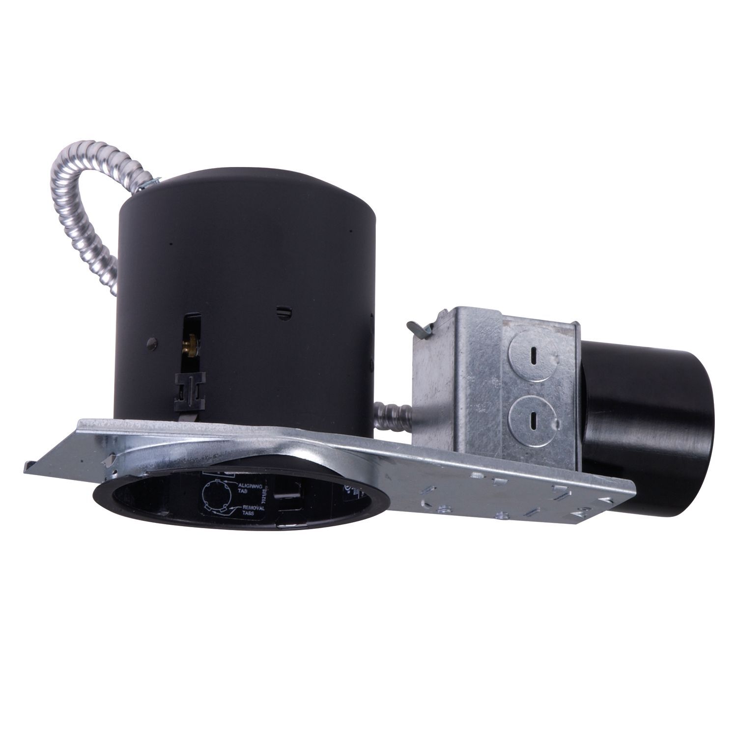 RPN3MR Low Voltage Remodel Housing, Halogen Lamp, Insulated Insulation, 120 V AC, Steel Housing