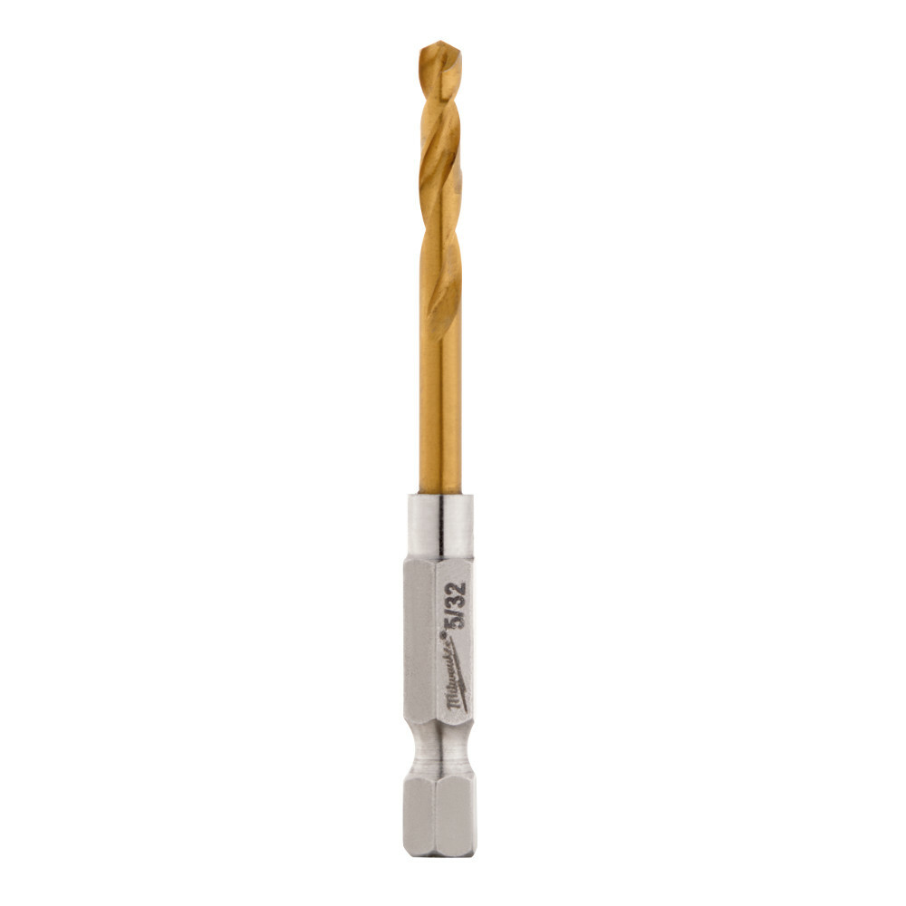 48-89-4607 Shockwave Hex Shank Impact Drill Bit, 5/32 in Drill - Fraction, 0.1562 in Drill - Decimal Inch, 1-1/64 in D Cutting