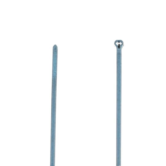 TY523M-PDT Ty-Rap Detectable Cable Tie, 3.6 in L x 0.09 in W x 0.035 in THK, Polypropylene, Blue
