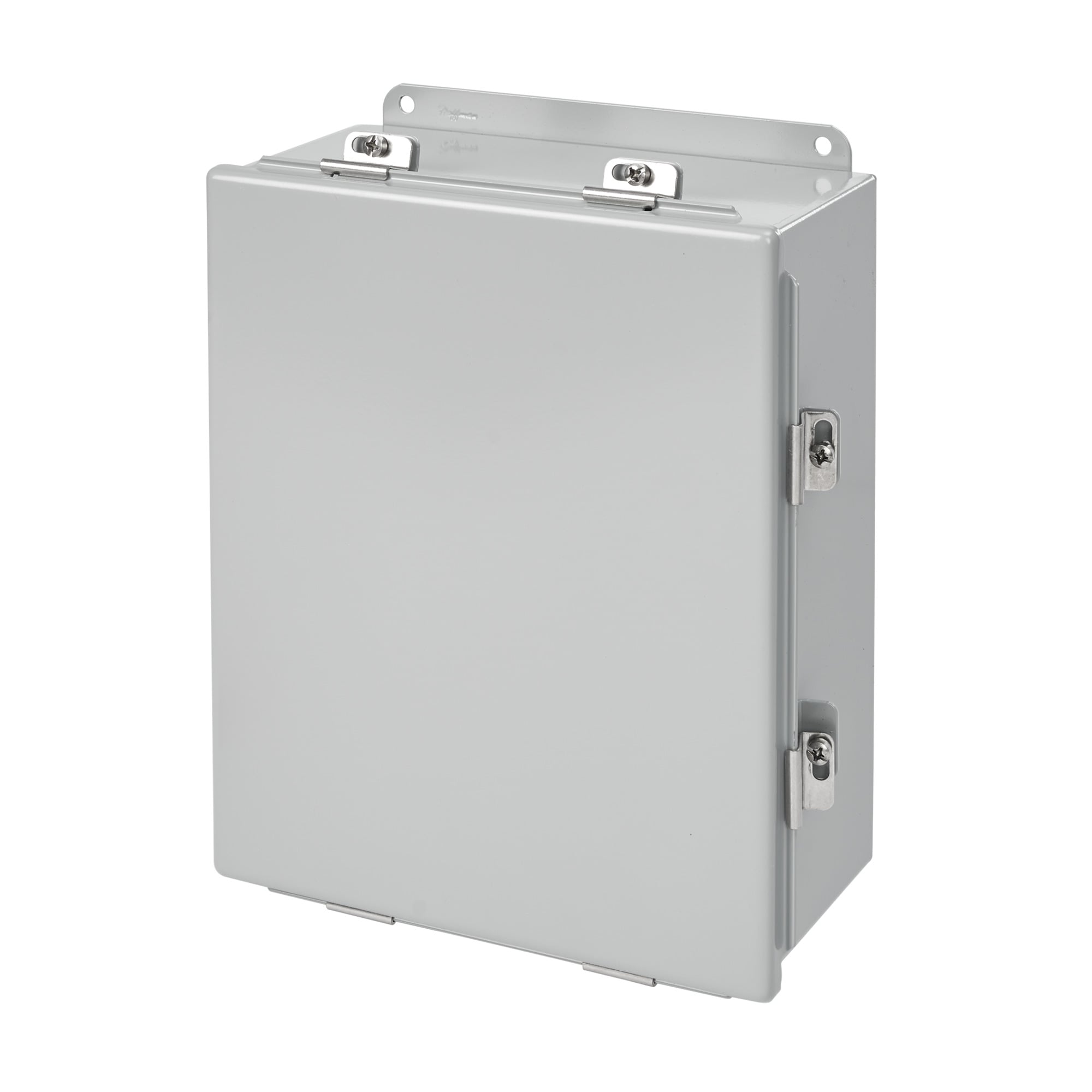 A16148CHNF Junction Box, 16 in H x 14 in W x 8 in D, Continuous Hinged/Screw Clamp Cover, NEMA 4/IP66 NEMA Rating, Mild Steel