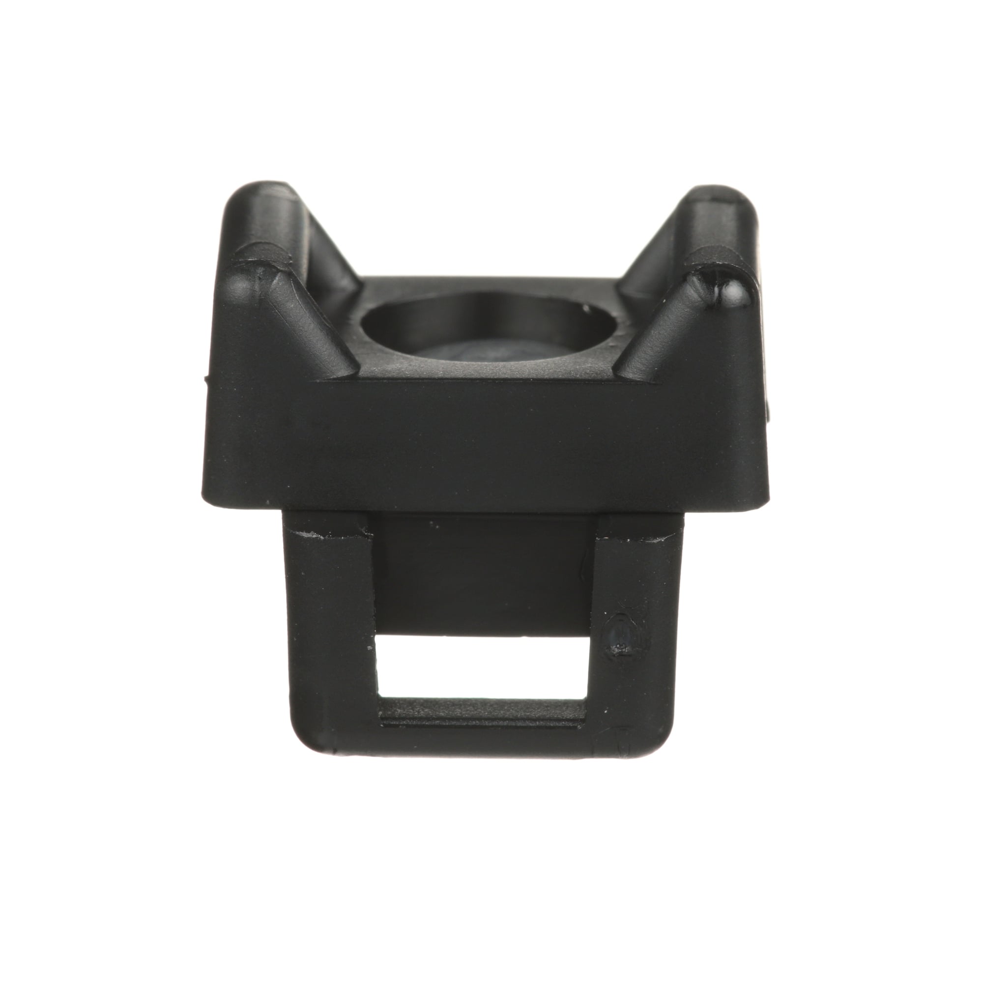 TM3-X2-C0Y Swivel Weather-Resistant Cable Tie Mount, Cable Tie Mount, 0.3 in W Tie, Nylon 6.6/Polyamide, Black