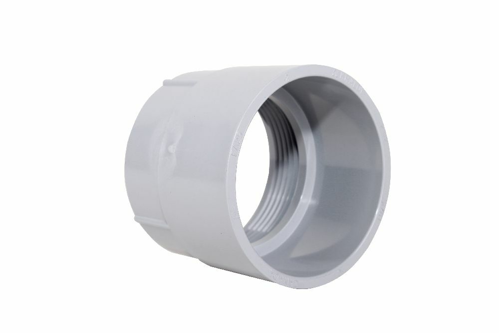 078076 Female 19 Conduit Adapter, 2-1/2 in, PVC