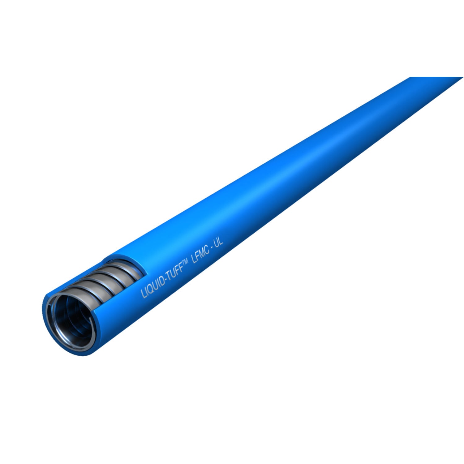 6402-30-00 Liquid-Tuff 6400 Liquid Tight Flexible Metal Conduit, 1/2 in Trade, 0.622 to 0.642 in ID x 0.82 to 0.84 in OD, 100 ft Coil L, Low Carbon Steel