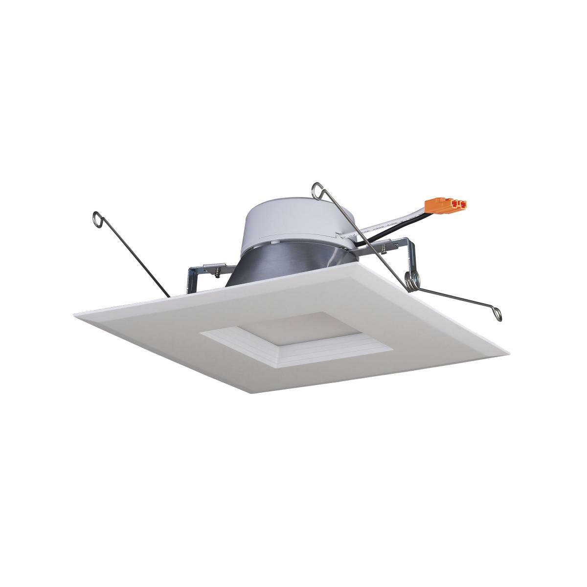 S39771 Dimmable LED Retrofit Downlight, 5.2 in Ceiling Opening, 120 V, Steel Housing