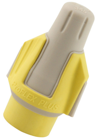 30-1345J Flame-Retardant Twist-On Connector, Expanding Square Wire Spring, 22 to 8 AWG Solid/Stranded Wire, Thermoplastic Polypropylene/Thermoplastic Elastomer