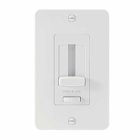 Compliment the 4DD or 6DD Series LED Driver + Dimmer with a  Glossy White Face plate and Trim accessory.