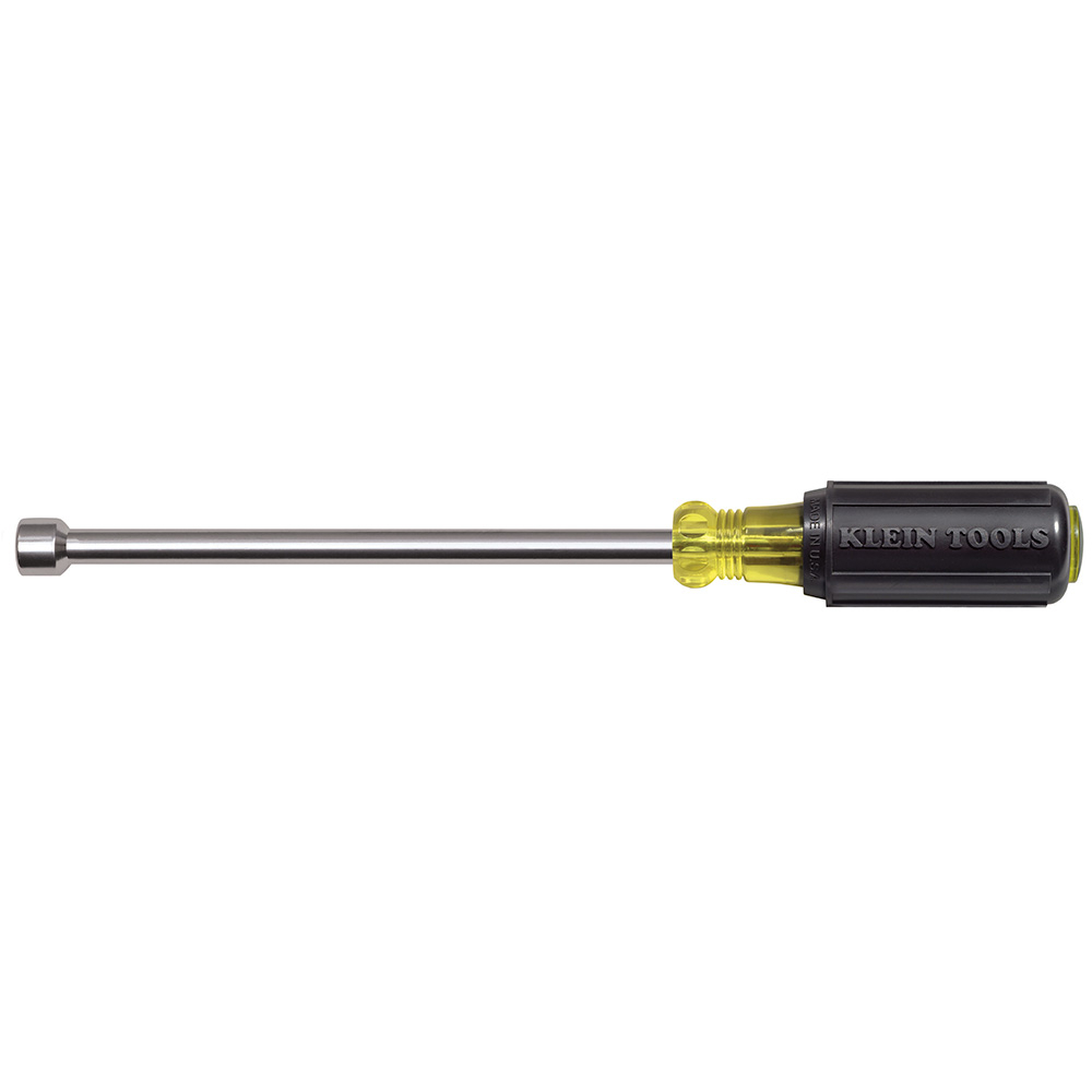 646-3/8M Cushion-Grip Magnetic Tip Nutdriver, 3/8 in, Hollow Shank, Cushion Grip Handle, Polished Chrome