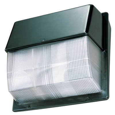 TWP LED ALO 40K Polycarbonate Refractor LED Outdoor Wall Pack, Adjustable Light Output, 4000K