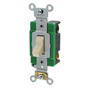 3032-2I Self-Grounding Toggle Switch, 120/277 V AC, 30 A, 2 hp Power Rating