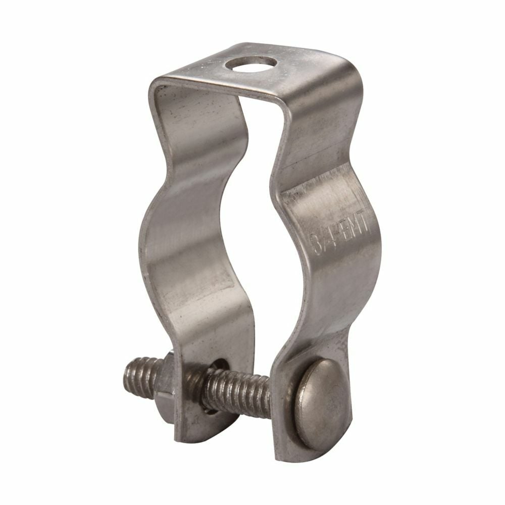 2BSS Conduit Hanger With Bolt, 1 in, For Use With 1 in Rigid/IMC/EMT Conduit, 301 Stainless Steel