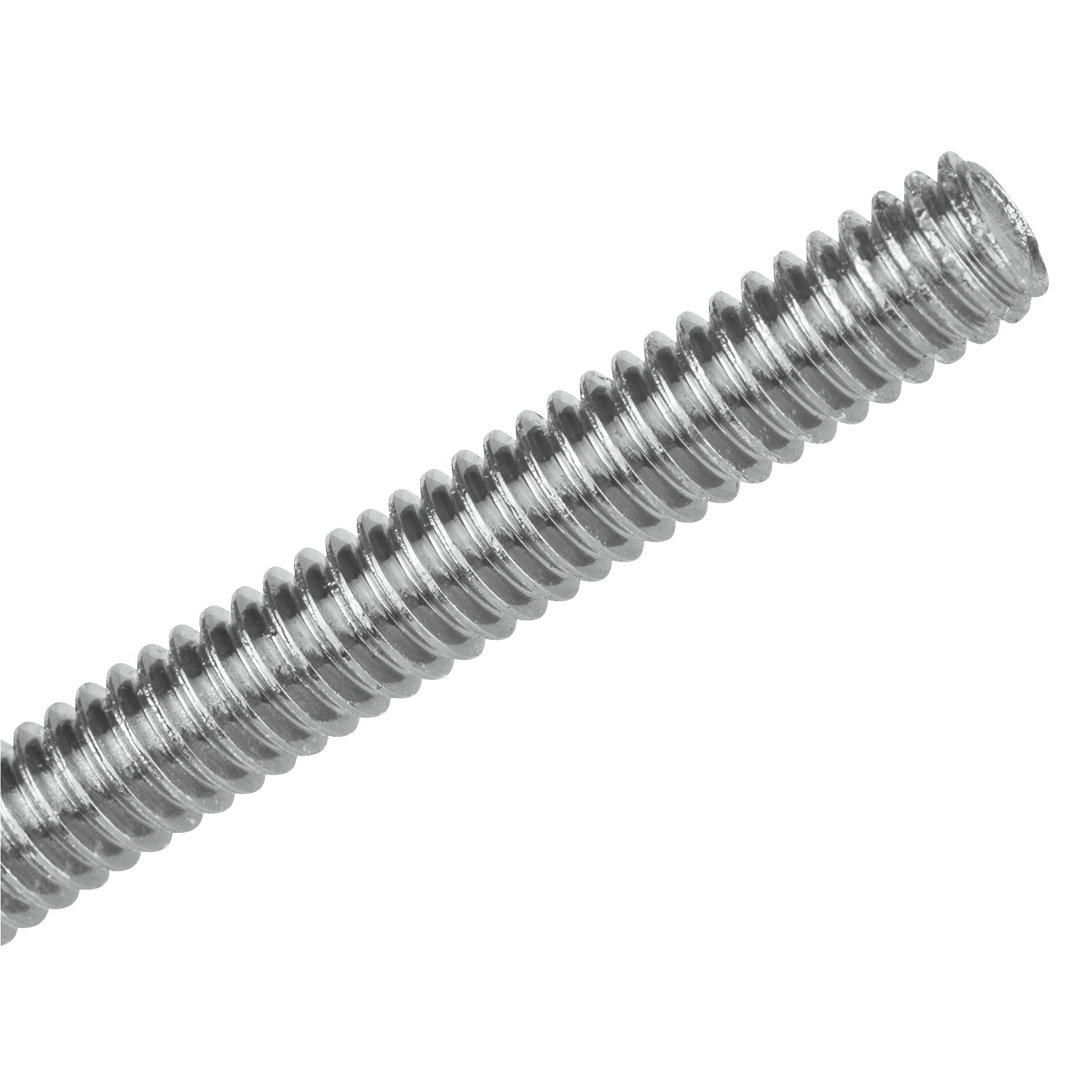H104-3/8X2EG Superstrut Hanger Rod, Continuous Thread, 3/8 in, 2 ft OAL, Steel