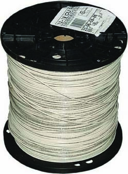 22965806 SIMpull Type THHN/THWN/MTW/AWM Building Wire, 600 V AC, (1) 12 AWG Stranded Copper Conductor, 2500 ft L, White