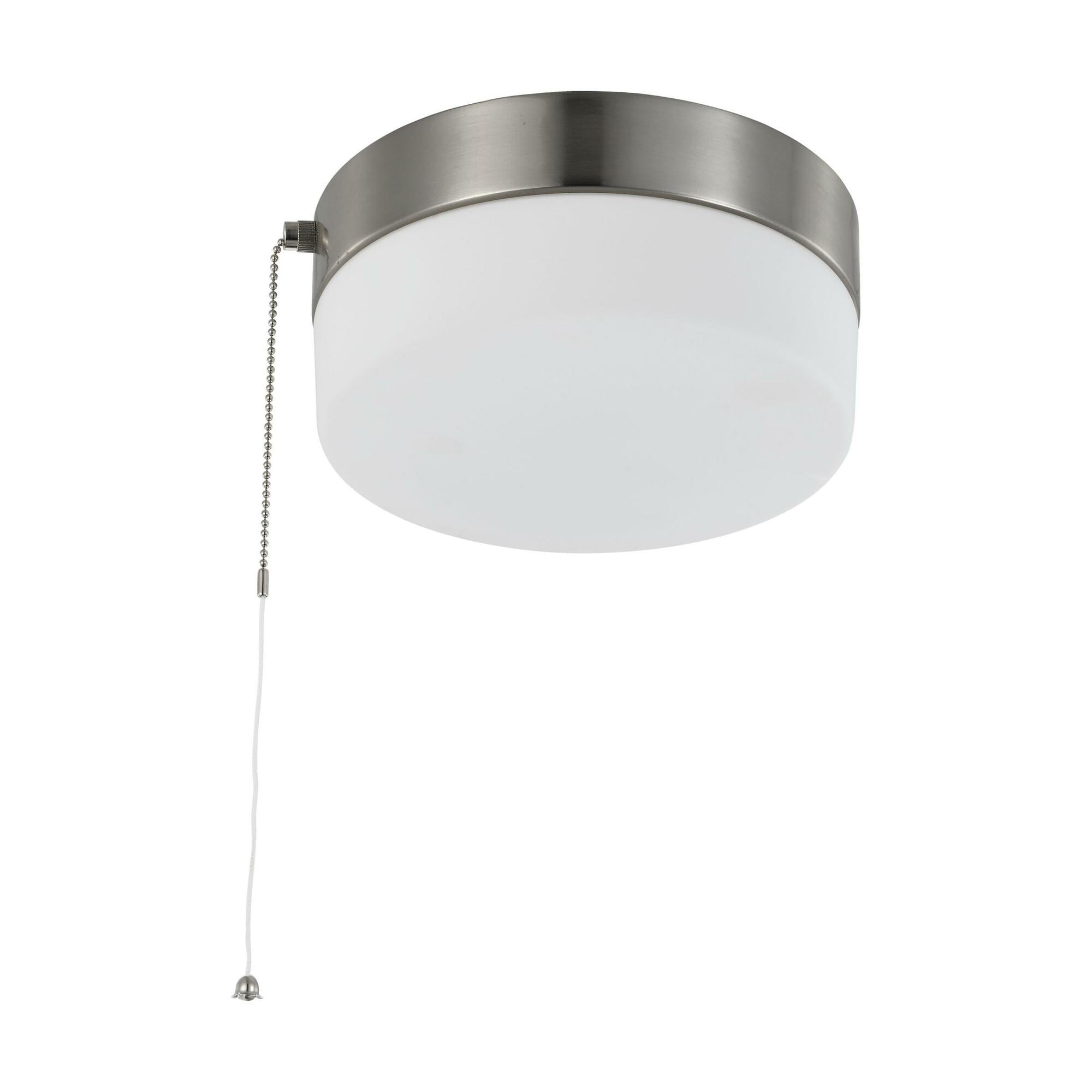 62-1566 Nuvo Flush Mount, 120 V, Brushed Nickel Housing